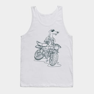 Daxhund and his motorcycle Tank Top